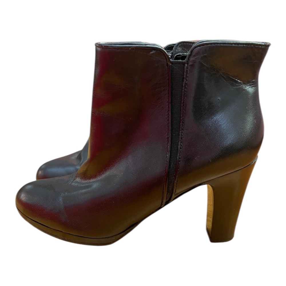 Lauren Ralph Lauren Chunky Black Dark Academia Preppy Ankle Boots Marcy Size 7